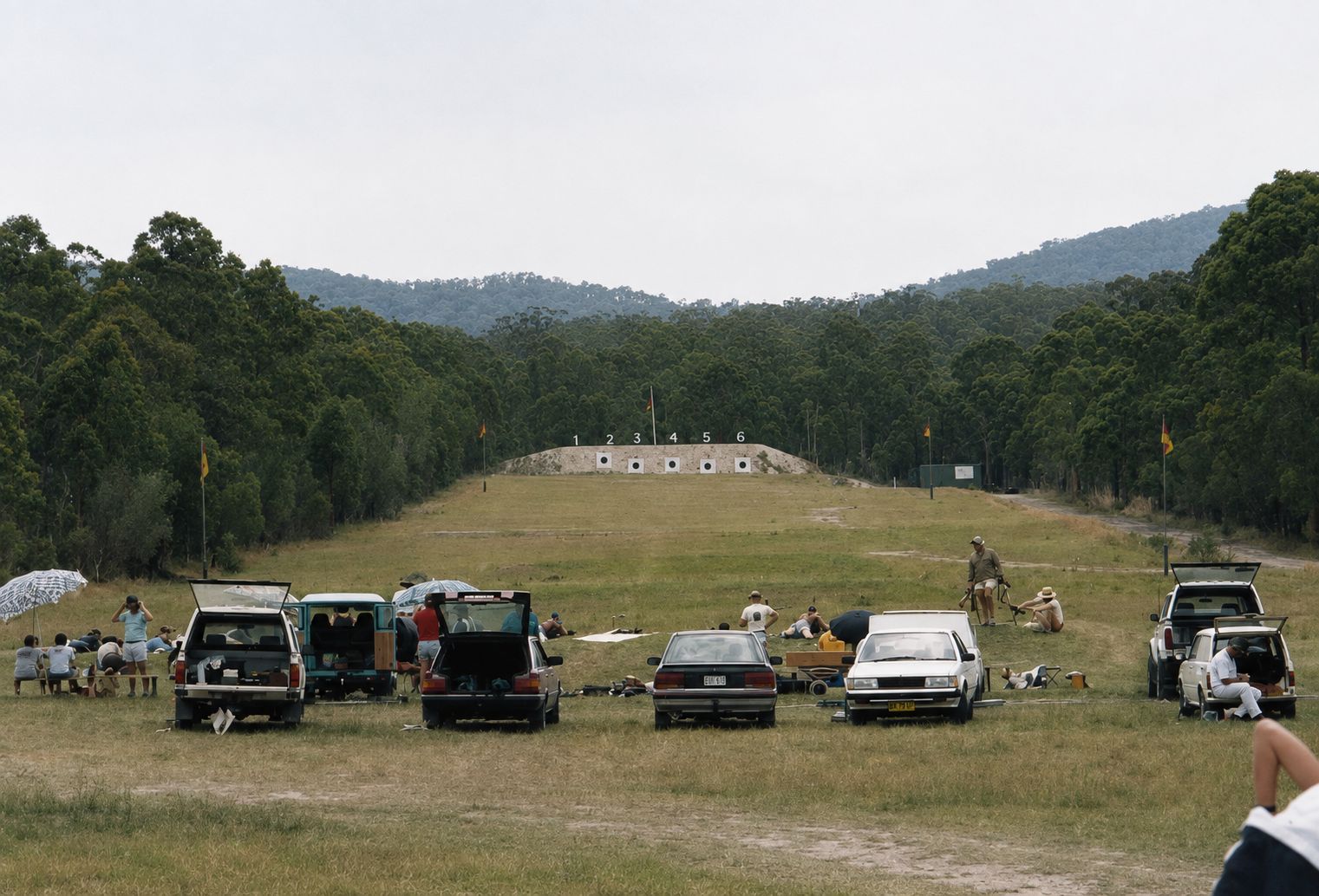 Cessnock Rifle Range looking downrange